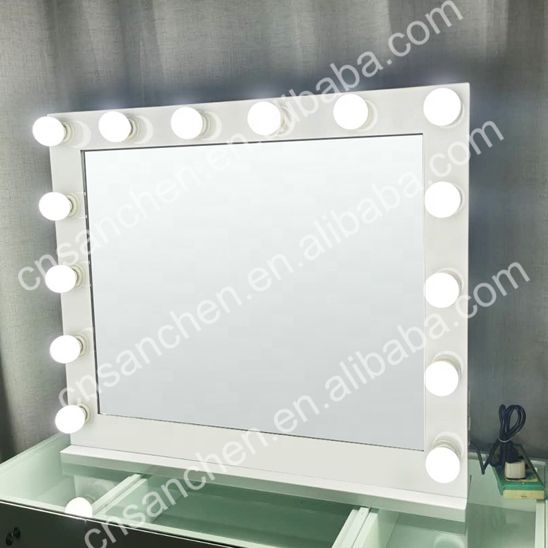 36"W 30"H  Amazon top seller Hollywood Vanity Full Makeup lighted Mirror with LED Light Bulbs
