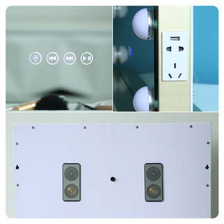 New Hollywood style LED makeup mirror, used for makeup and dressing table in beauty salon, with touc