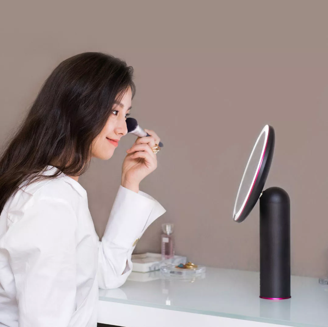 AMIRO Makeup Mirrors Rechargeable Battery Smart Sensor