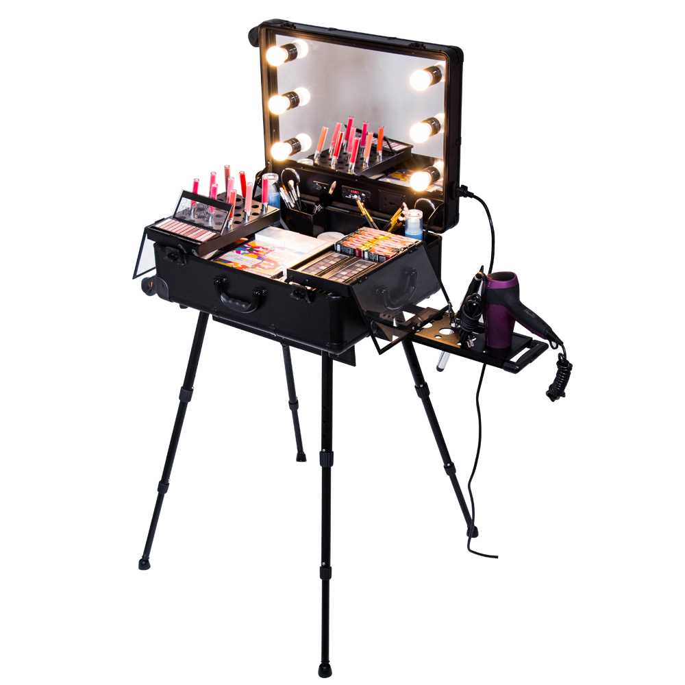 BSCI members Professional aluminum makeup case cos