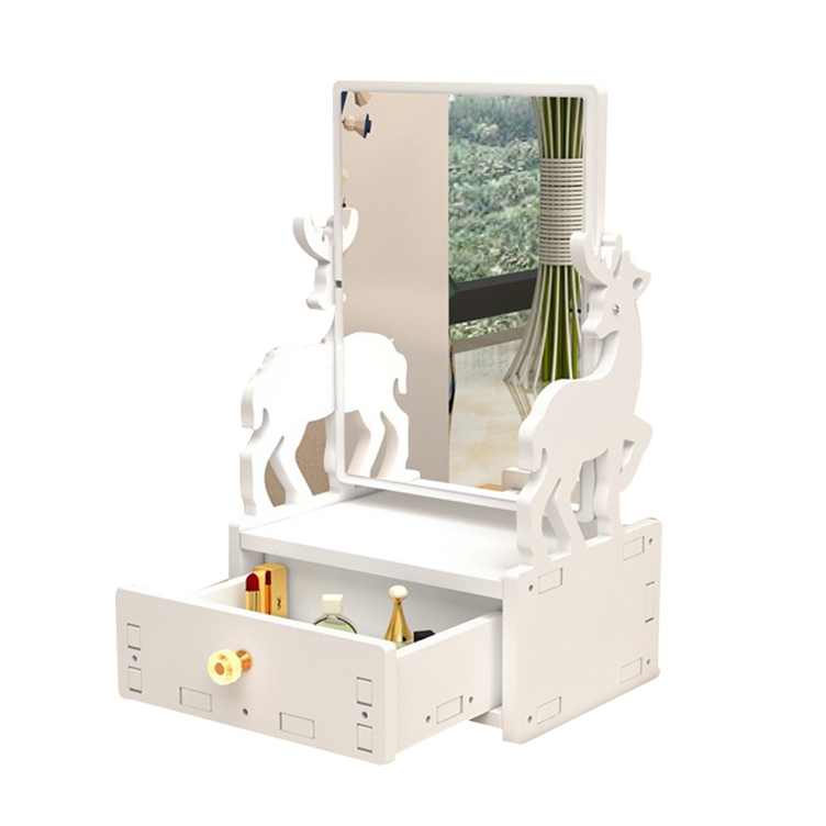 aluminum hairdressing tool make up case makeup box with mirror