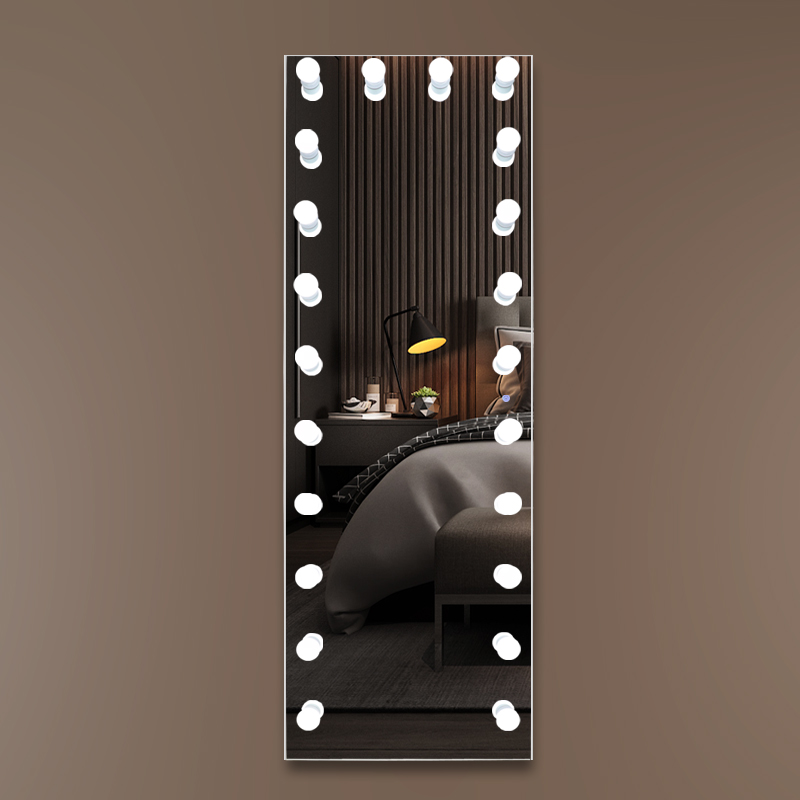 Bedroom Full Length Vanity Mirror With Lights Hollywood Dressing Mirror Makeup