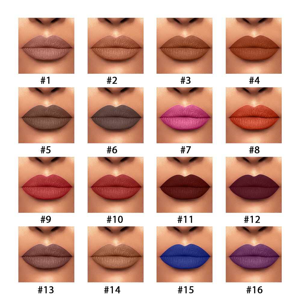 Long lasting liquid lipstick make your brand nude 