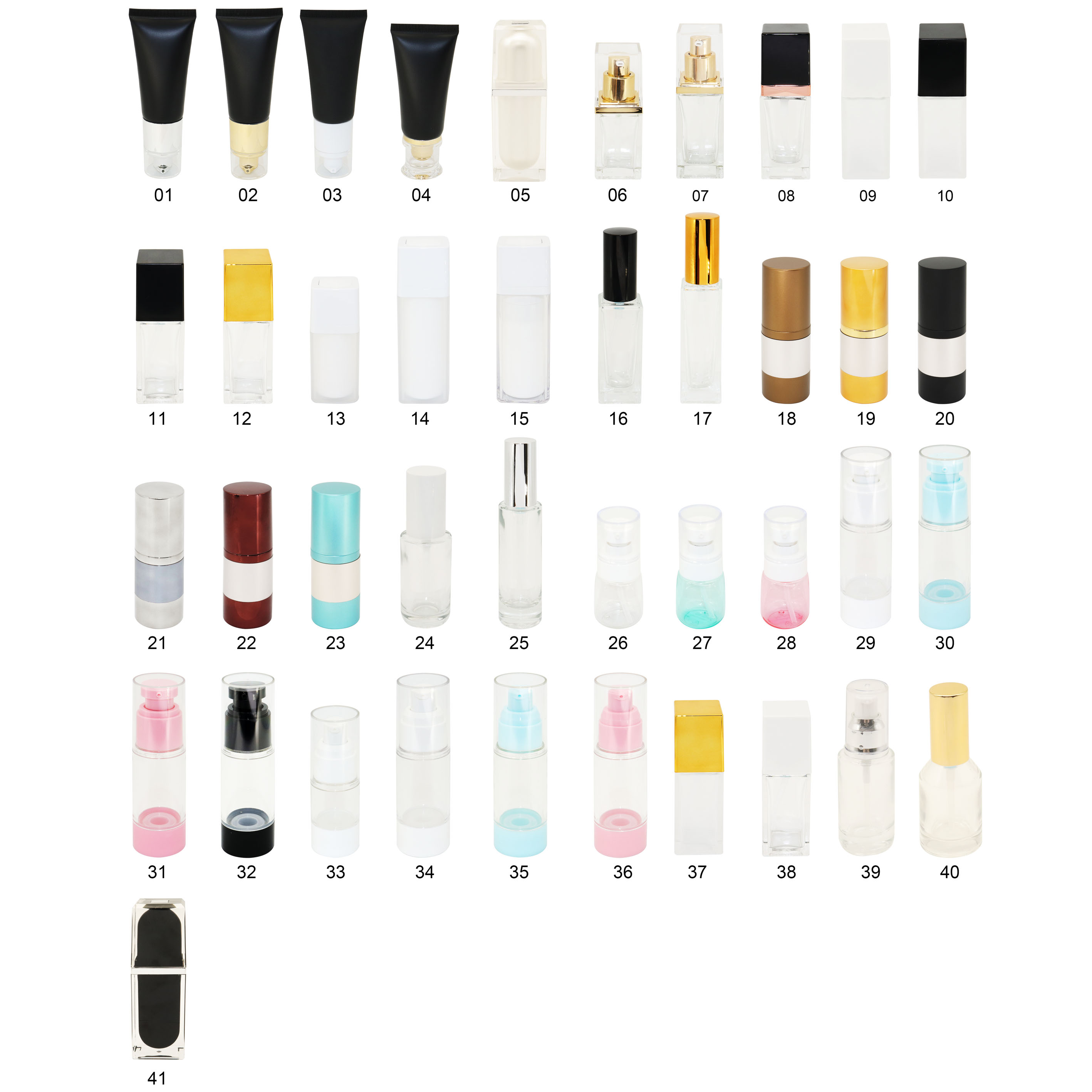 no logo 12 Colors Makeup Private Label Liquid Foun