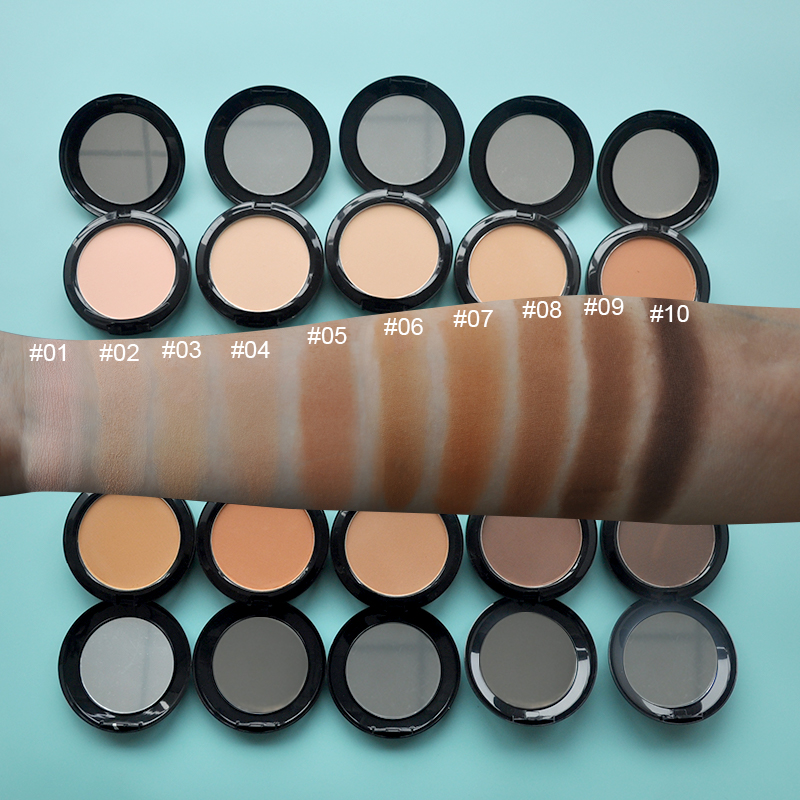 FULL COVERAGE 10 shades makeup private label press