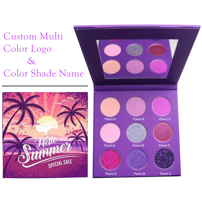 Private label vegan makeup cosmetics eyeshadow pal