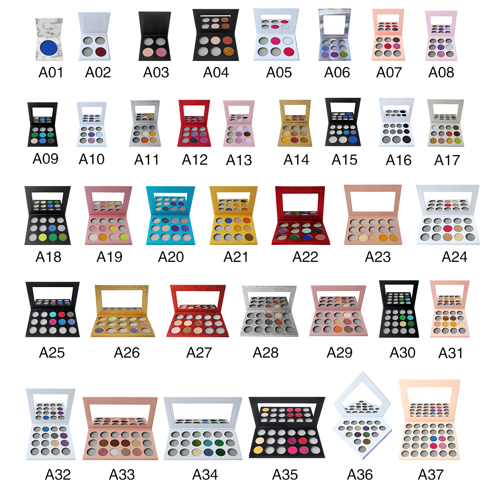 DIY custom own brand 26mm pan eyeshadow palette ch