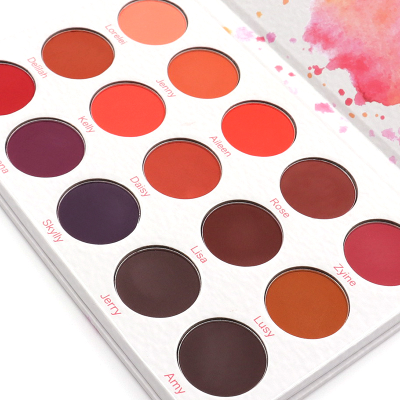 Latest 15 colors eye shadow vegan makeup private l