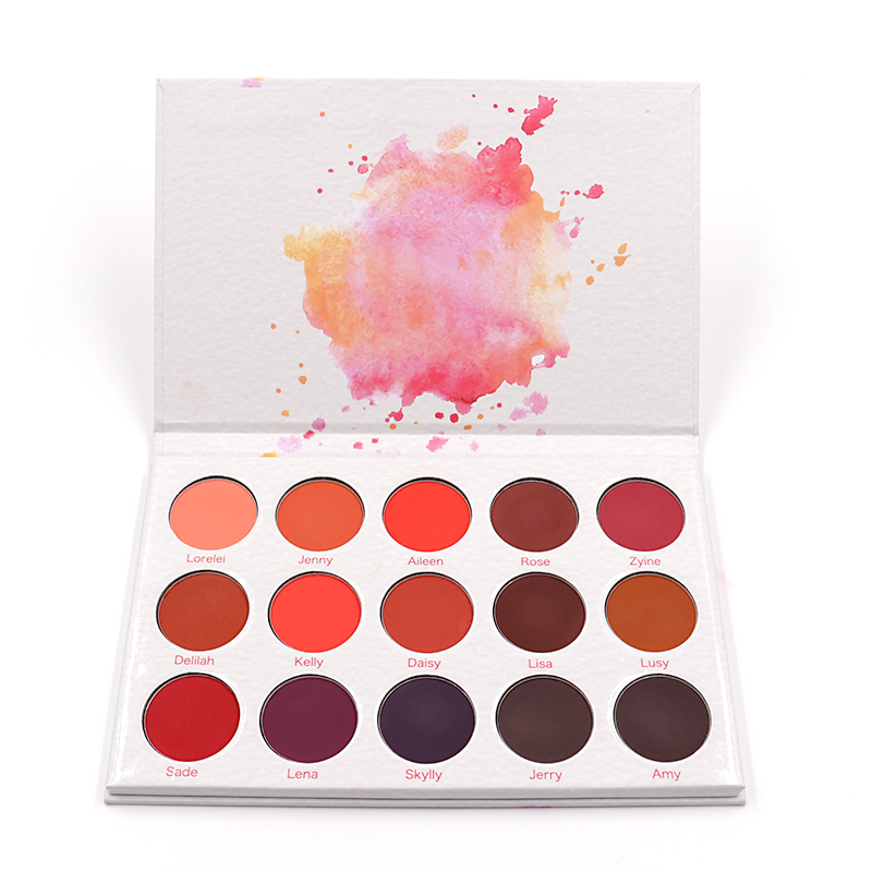 Latest 15 colors eye shadow vegan makeup private l