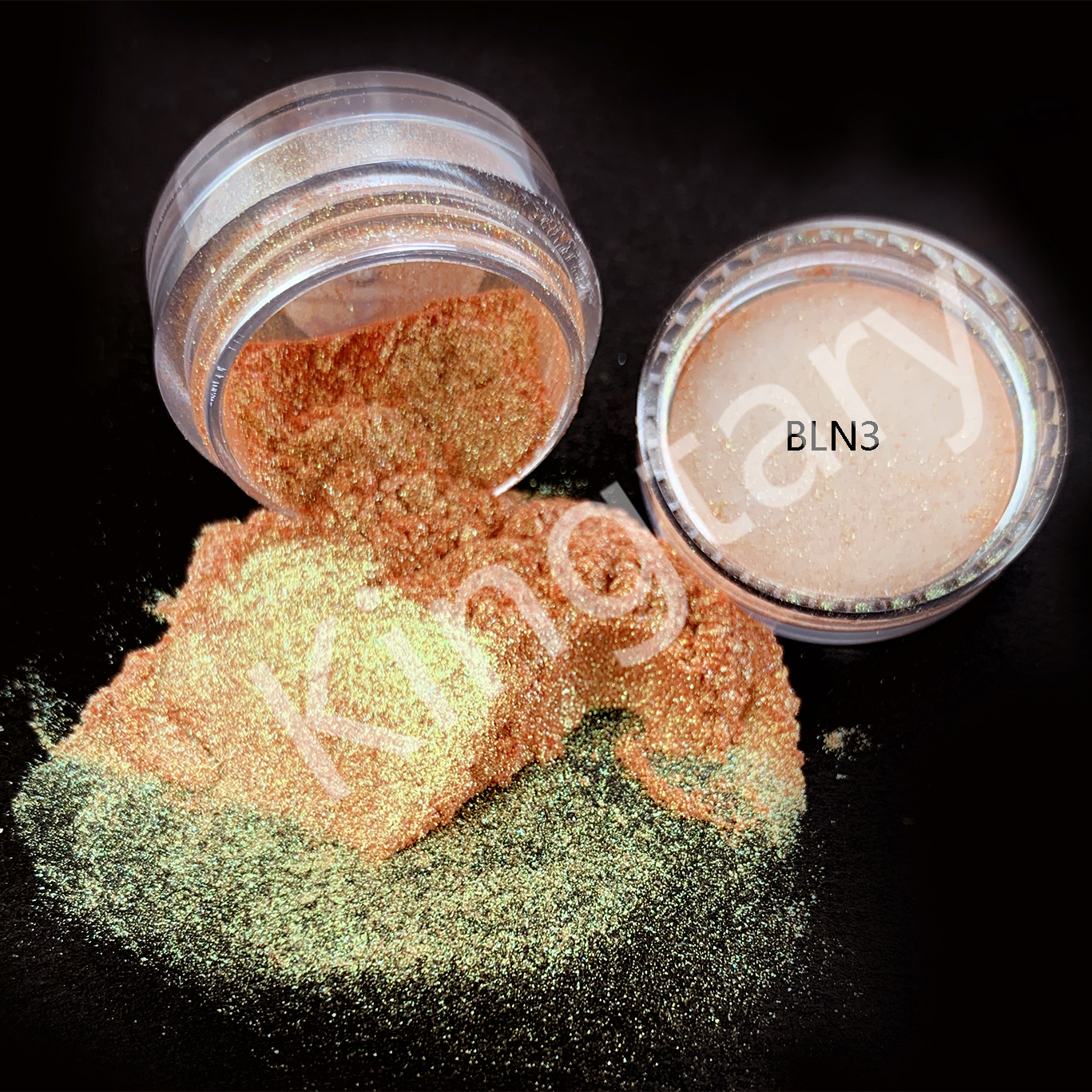 Duo chrome eye pigment cosmetic powder pastel pigm