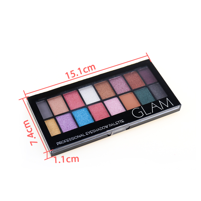 Cruelty Free 16 Color Private Label Eye Makeup Cos