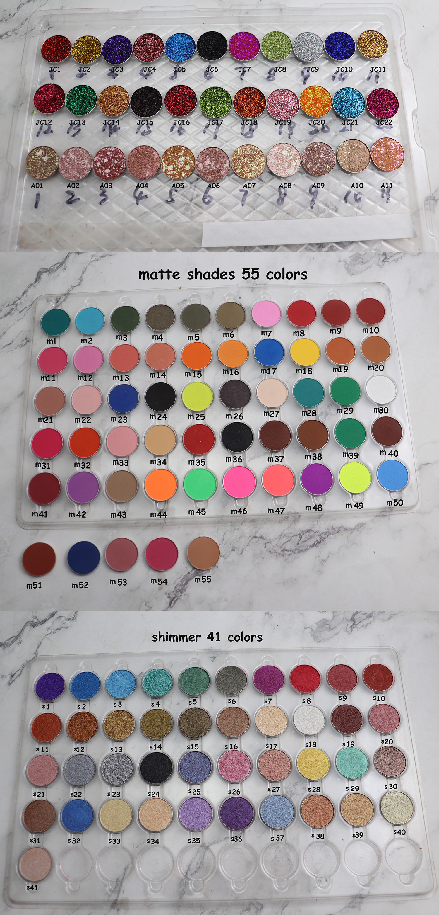 Private Label 9 Colors Eye Shadow Professional Car