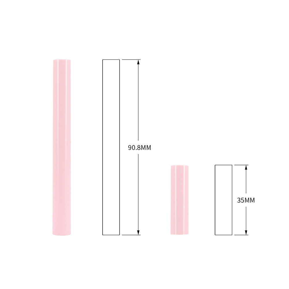 Free sample pink 0.5ml empty eyeliner pencil tube 