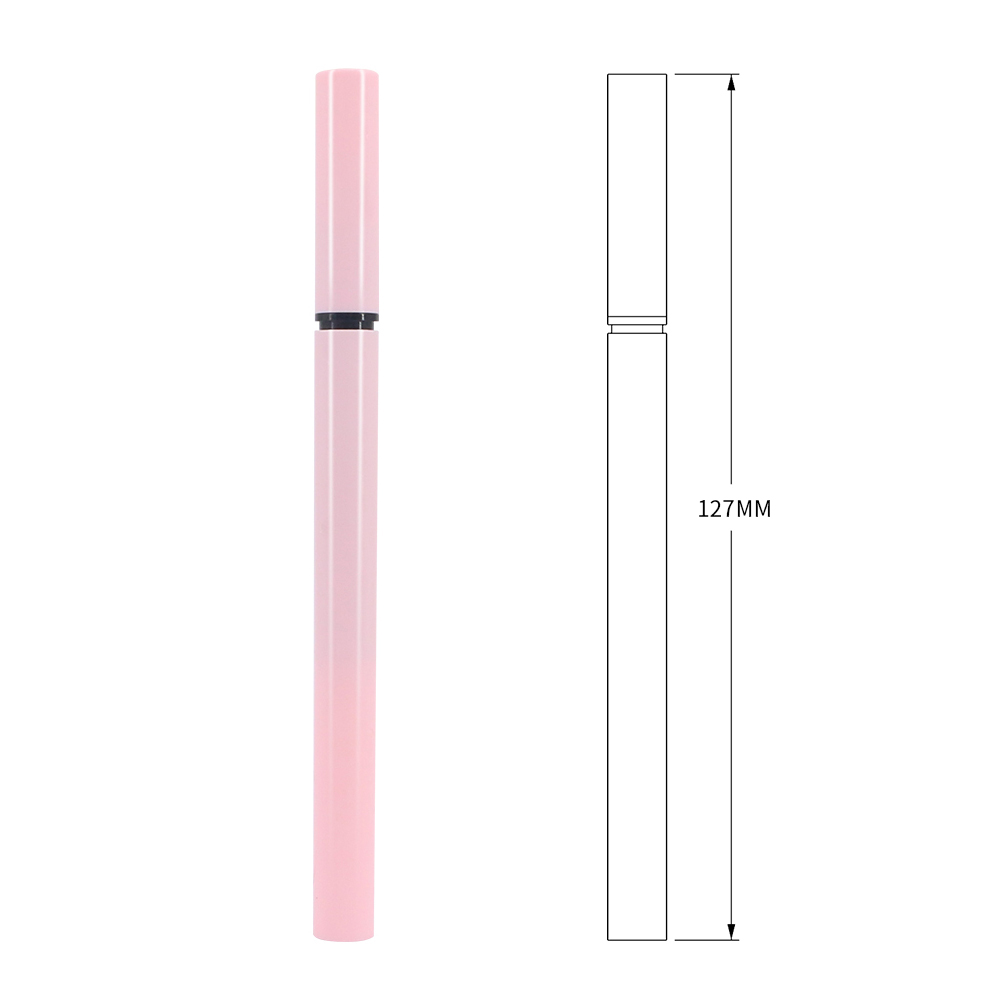 Free sample pink 0.5ml empty eyeliner pencil tube 