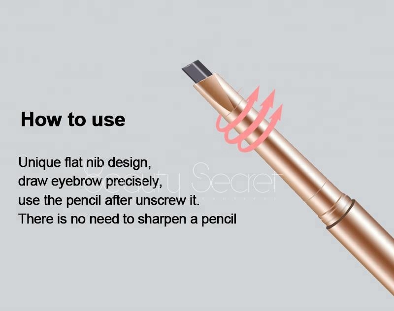 cosmetics makeup eye brow pencil private label eye