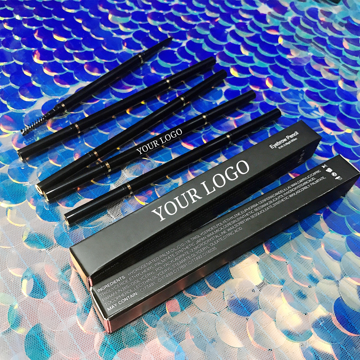 Wholesale no logo eye brow pen high pigmented wate