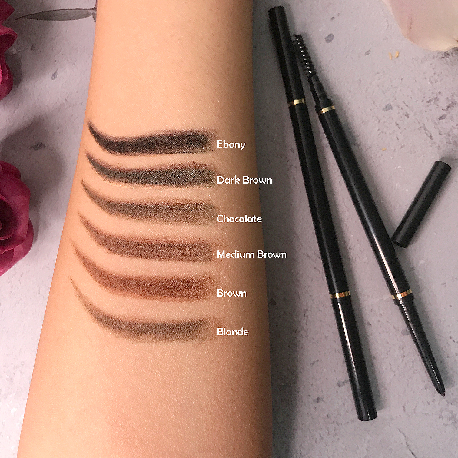 Wholesale no logo eye brow pen high pigmented wate
