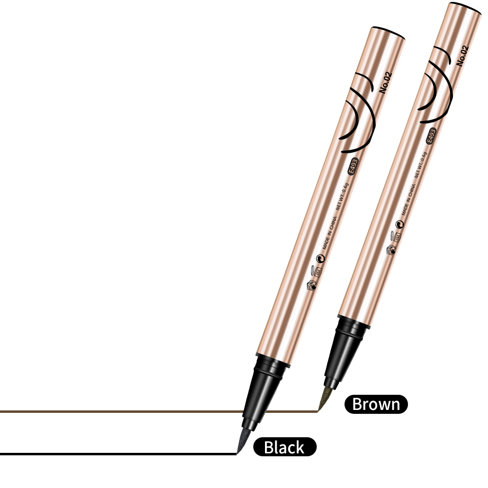 Private label brush tip eyeliner waterproof long l