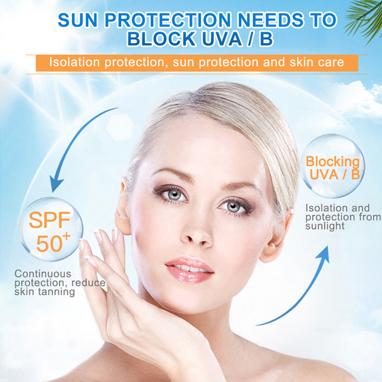 Bleach Facial Body Moisturizer Whitening Sun Cream
