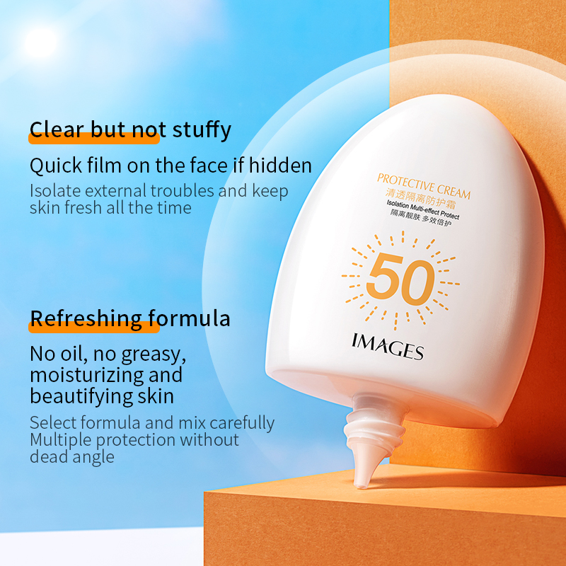Private brand make up base isolation sunscreen cre