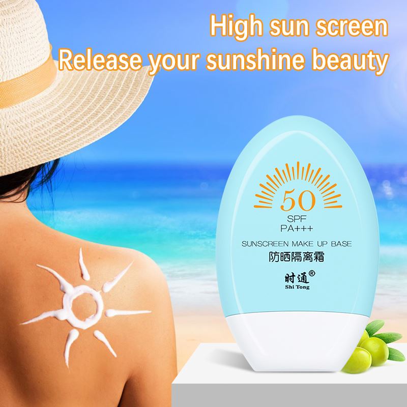 Private Label Korean Sunscreen Spray Isolated Whit