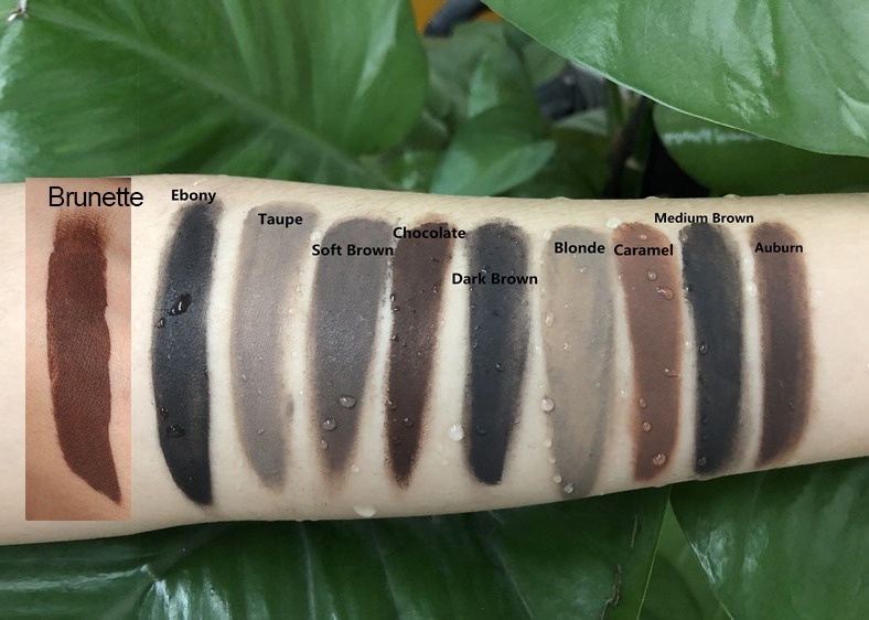 Hot Selling Eyebrow Pomade 10 Color Waterproof Eye