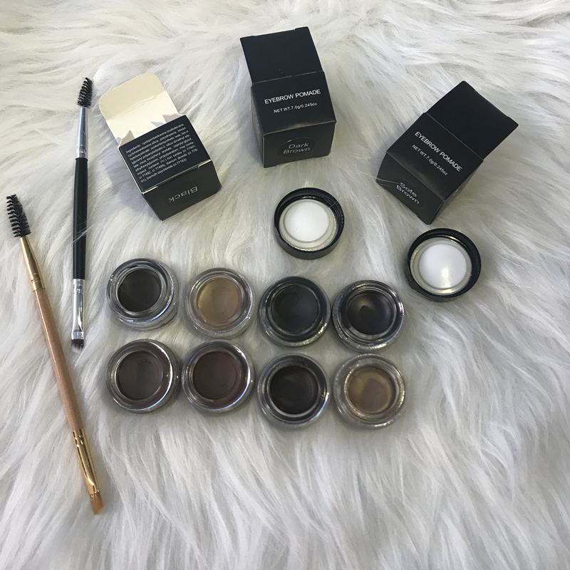 Best selling waterproof eyebrow pomade 8 colors pr