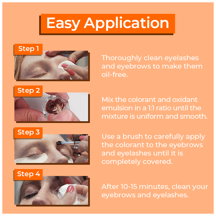 professional customized tattoo color eyebrow dye c