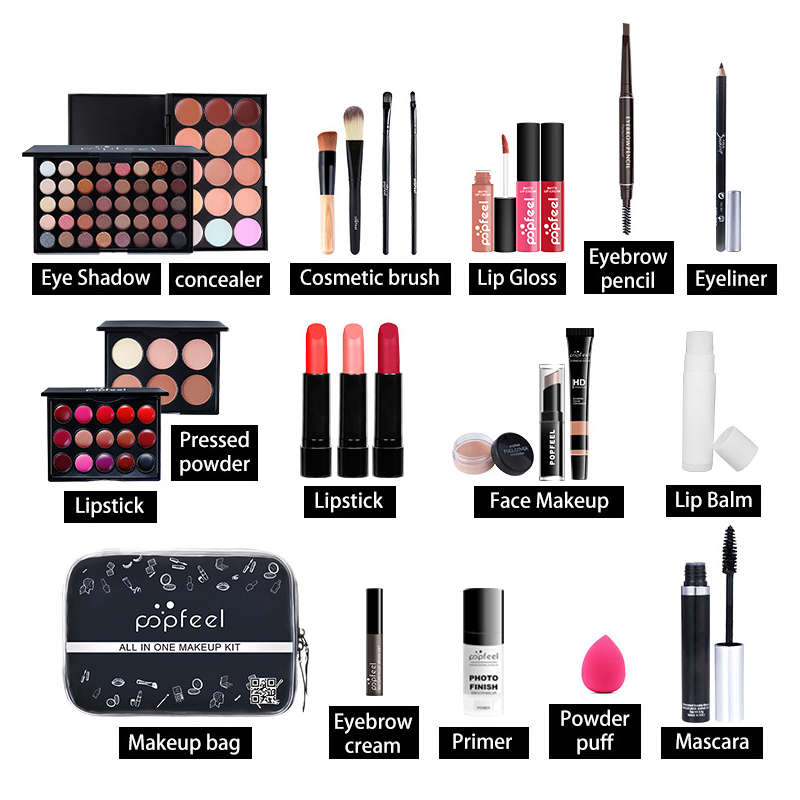 24PCS/Set Make Up Sets Cosmetics Kit Eyeshadow Lip