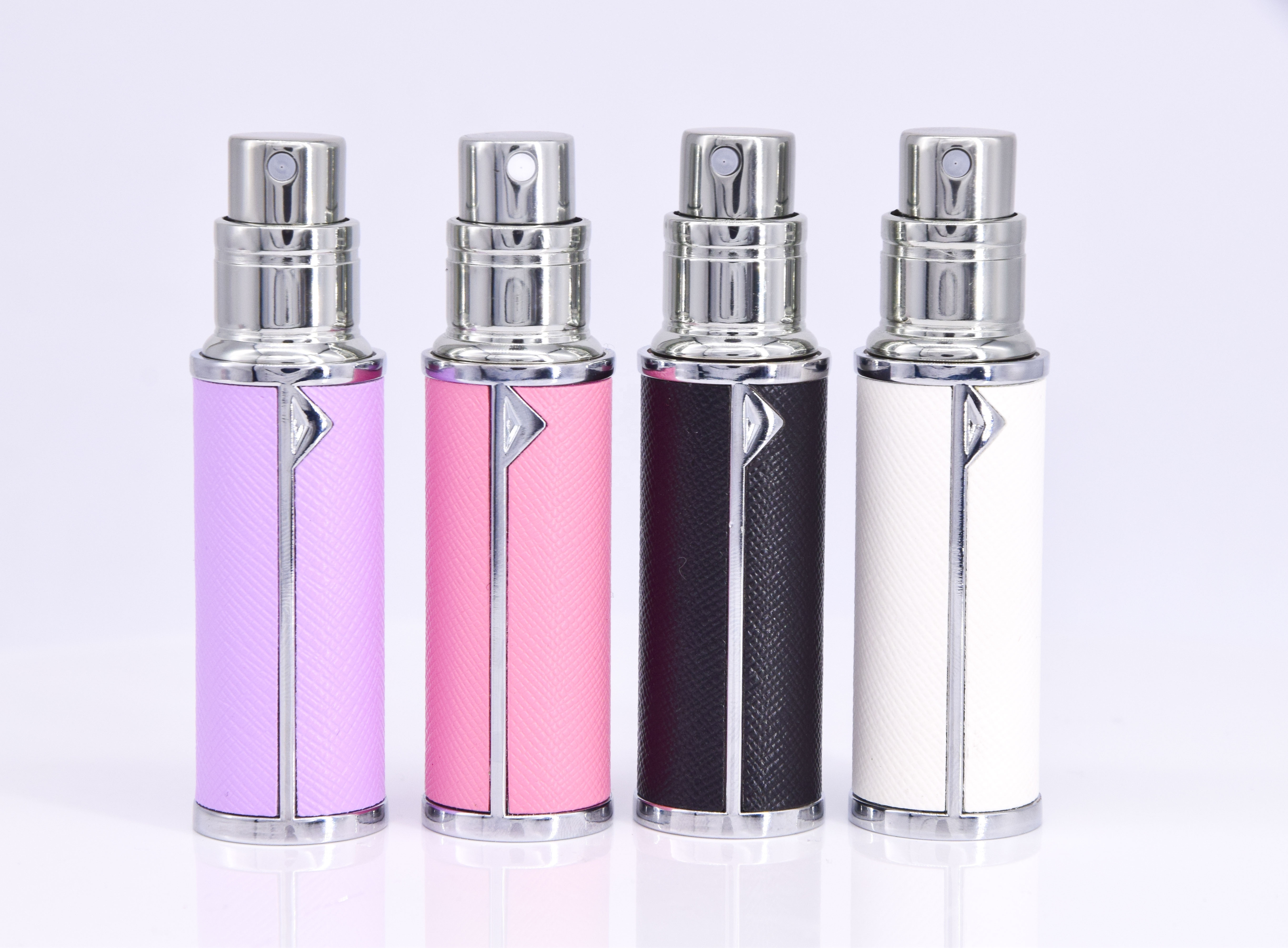 5Ml Empty Refillable Perfume Atomizer Leather, Lea
