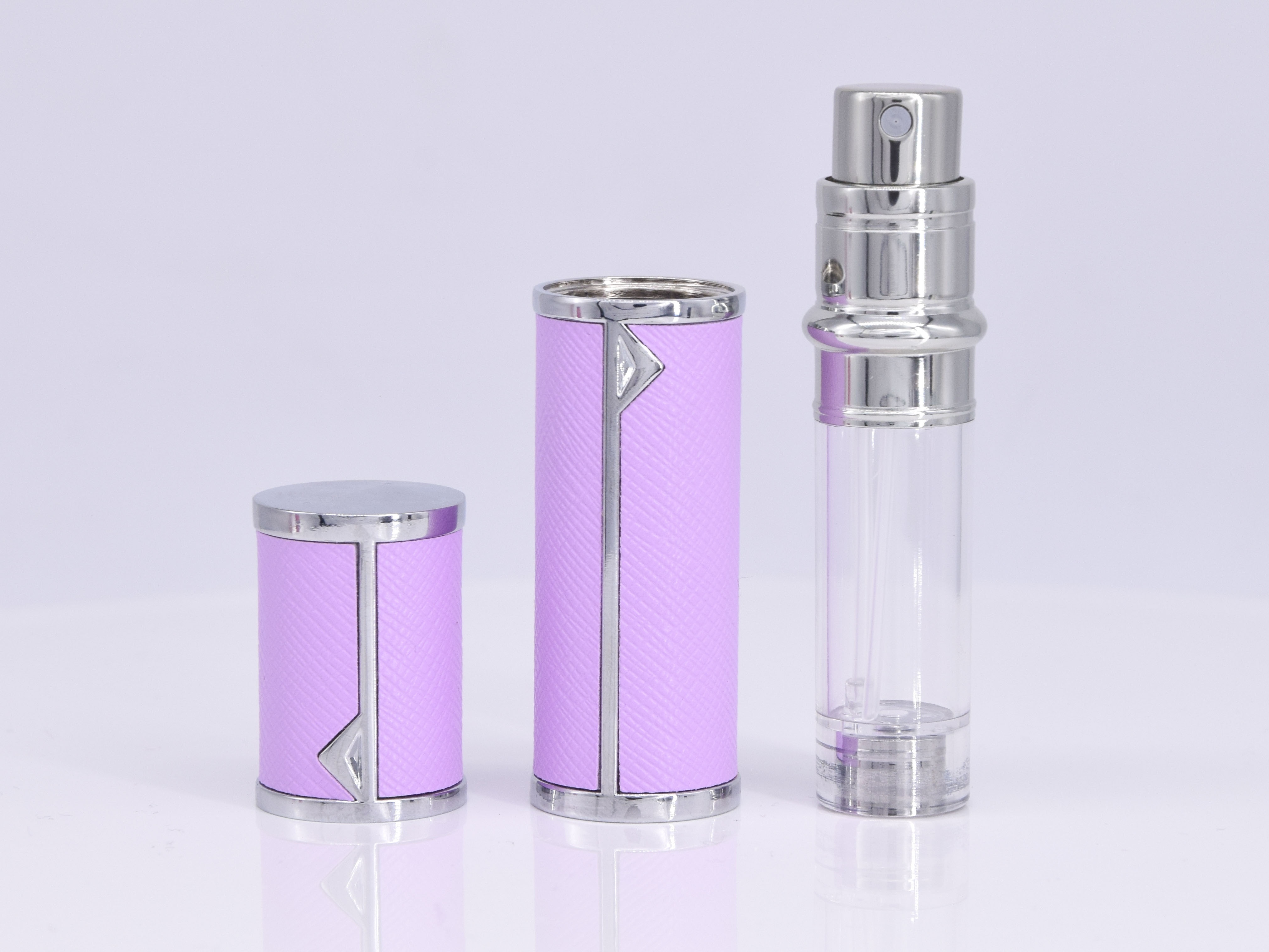 5Ml Empty Refillable Perfume Atomizer Leather, Lea
