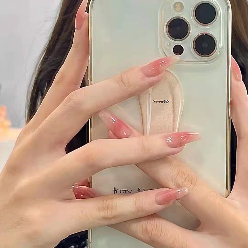 24Pcs/Box 3D Acrylic Nails Fake Nails Set with Glue