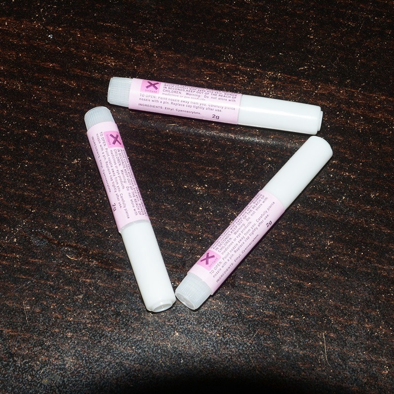 【Hot New Products】Nail Piece Glue Jelly Nail Patch Glue Nail Glue Round Bottle Glue Nail False Piece