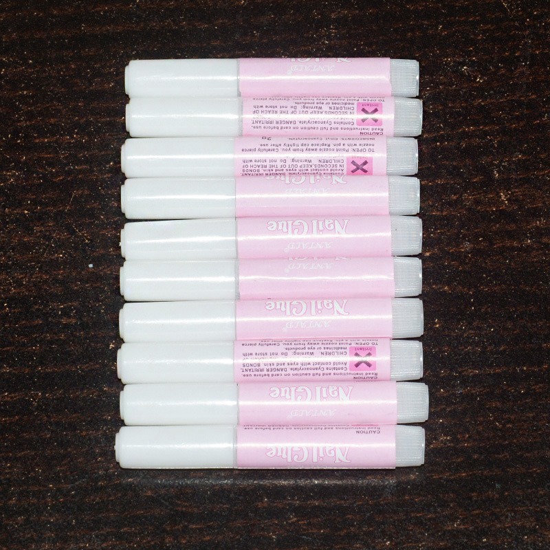 【Hot New Products】Nail Piece Glue Jelly Nail Patch Glue Nail Glue Round Bottle Glue Nail False Piece