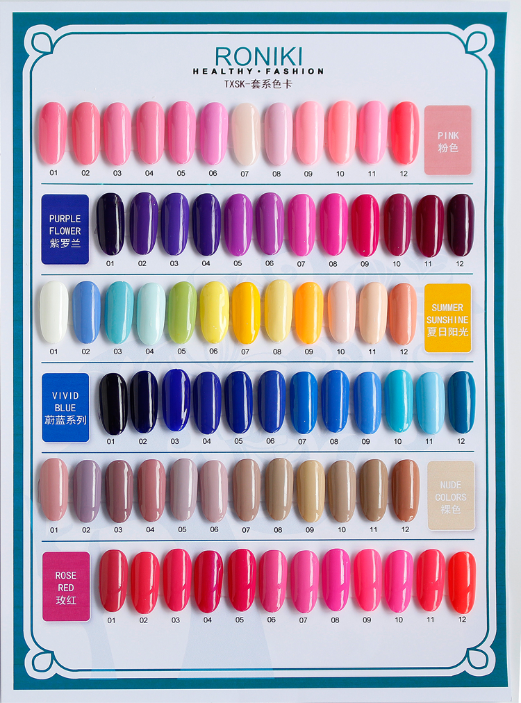 RONIKI Wholesale China Nail Gel Supplier OEM Bottl
