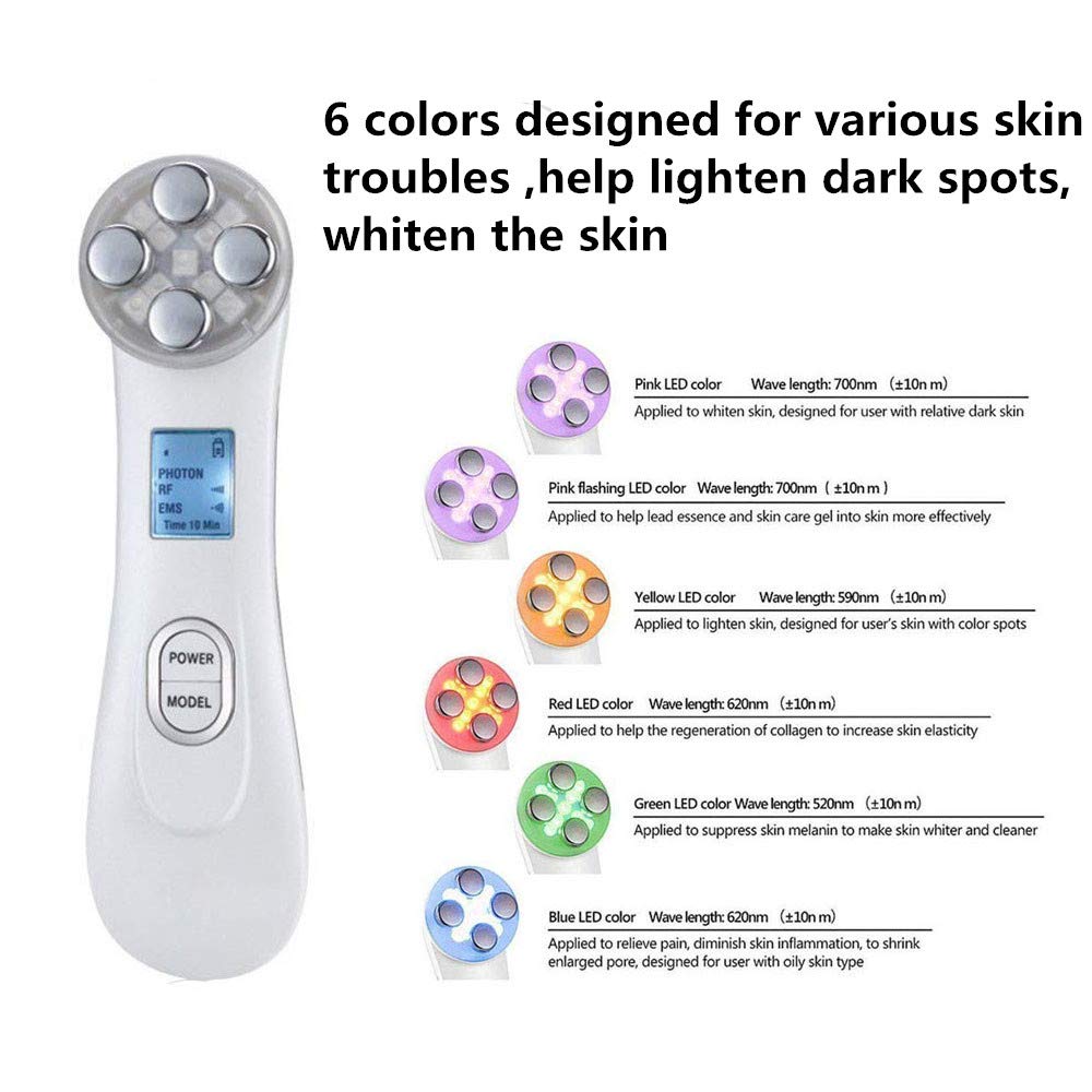 EMS RF Galvanic Facial Rejuvenation Beauty Care Ma