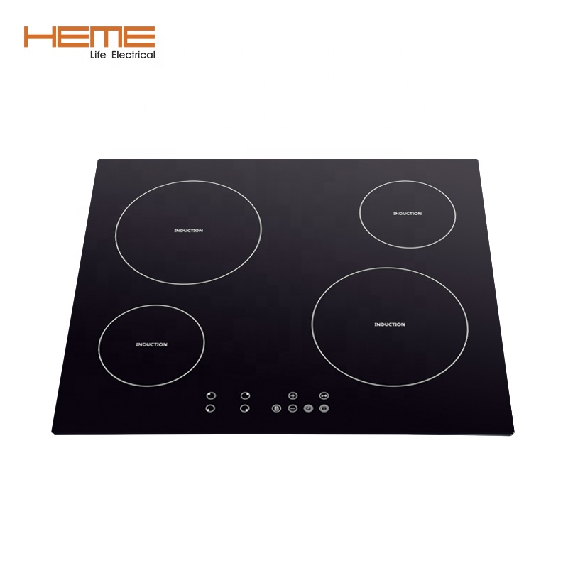 CE Approval Home Appliances Built in 4 Burners Electric Induction Cook Hob With Timer