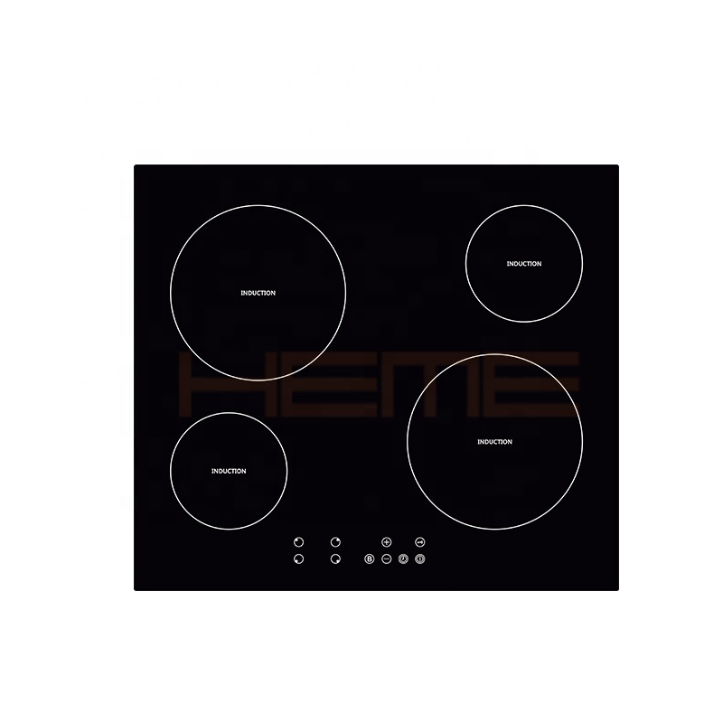 CE Approval Home Appliances Built in 4 Burners Electric Induction Cook Hob With Timer