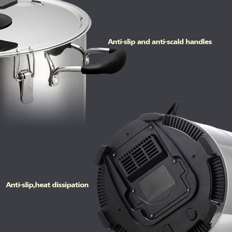 Home Appliance New Intelligent Commercial  110V Soy Milk Maker with Stainless Steel Housing.