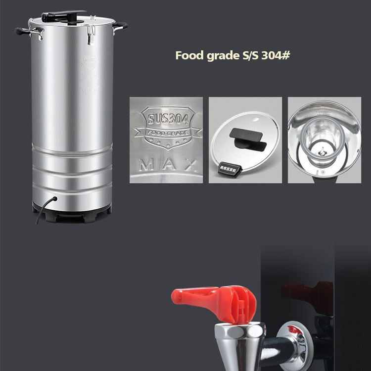 Home Appliance New Intelligent Commercial  110V Soy Milk Maker with Stainless Steel Housing.