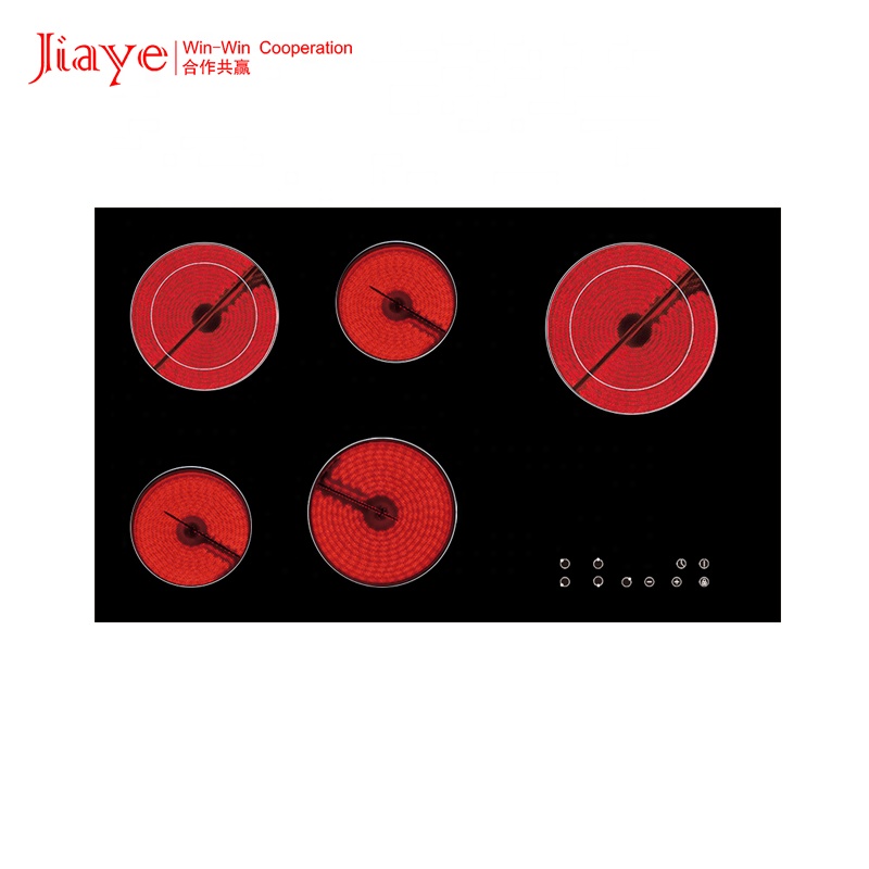 Home Kitchen Appliances Built in Infrared Cooker Glass Electric Ceramic Hob Stove with Five Cooking