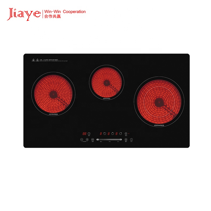 Home Kitchen Appliances Built in Infrared Cooker Glass Electric Ceramic Hob Stove with Five Cooking