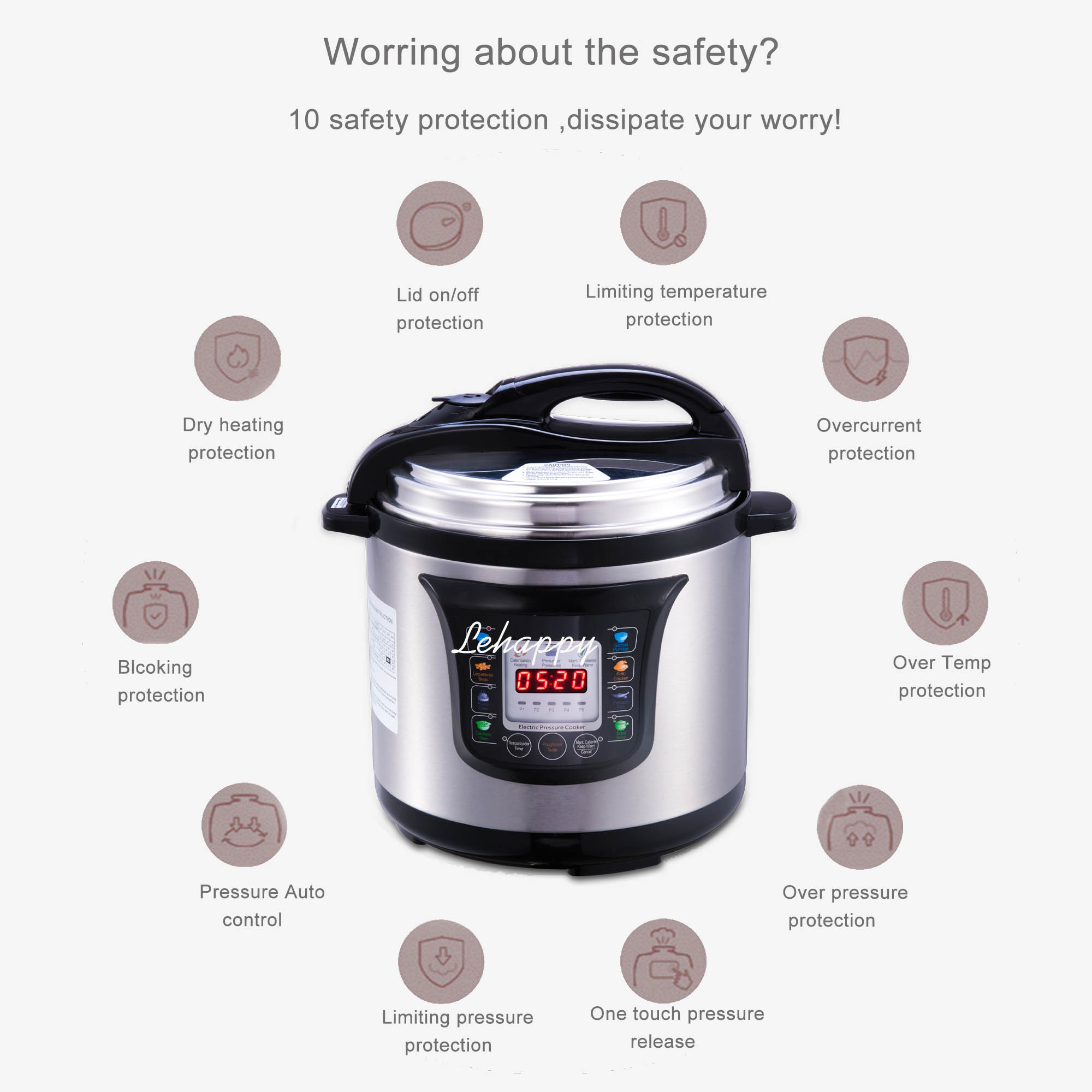 5 liter porridge steam soup nonstick wholesale ric