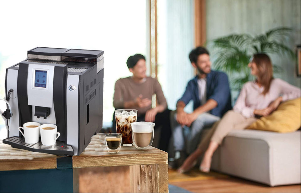 2022 New Design Touch Screen Use Easy to Make Delicious Espresso Cappuccino Coffee Machine Automatic