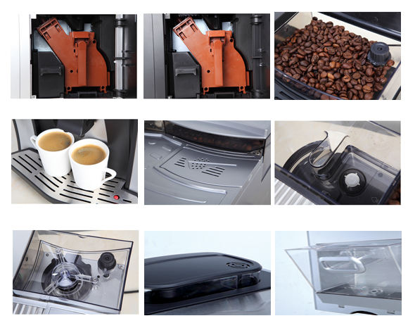 2022 New Design Touch Screen Use Easy to Make Delicious Espresso Cappuccino Coffee Machine Automatic