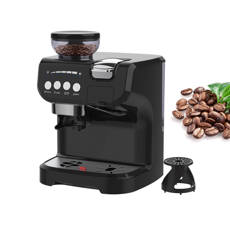 Home Kitchen Appliance 15 Bar Pump Espresso Cappuccino Bean to Cup Coffee Maker with Grinding