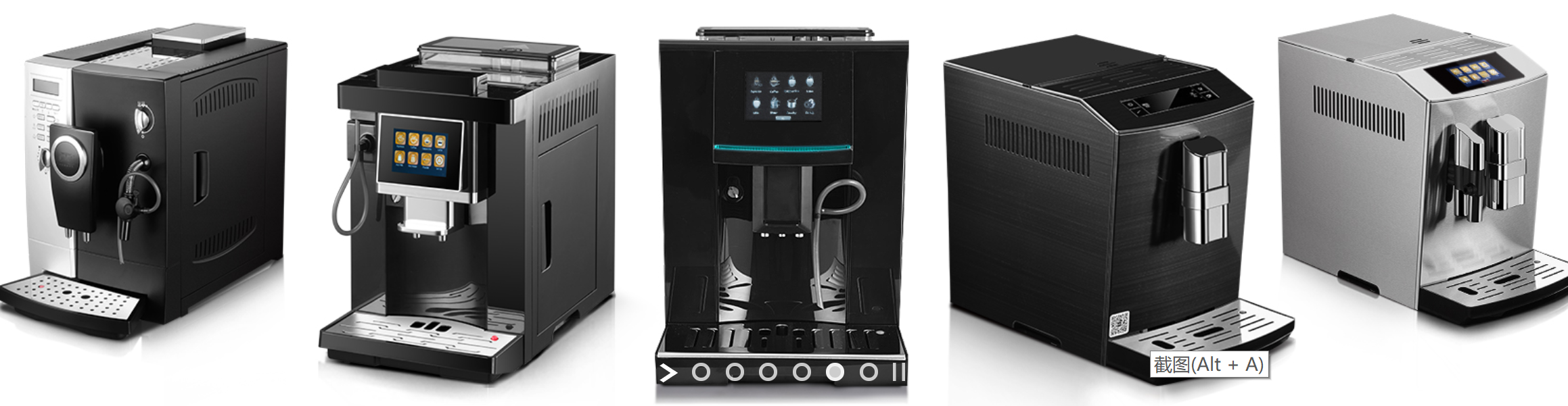 Home Kitchen Appliance 15 Bar Pump Espresso Cappuccino Bean to Cup Coffee Maker with Grinding