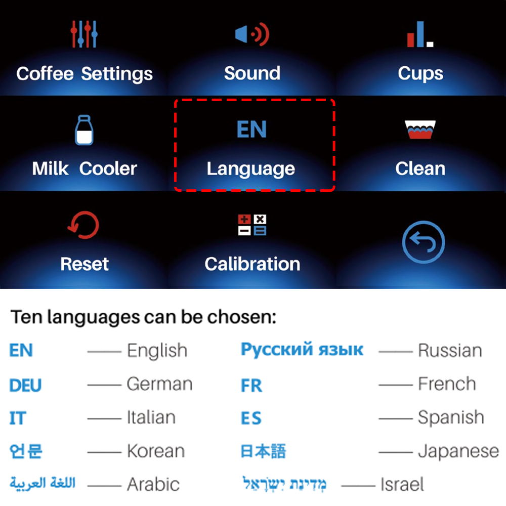 Wholesale home appliance touch-screen fully automatic coffee machine