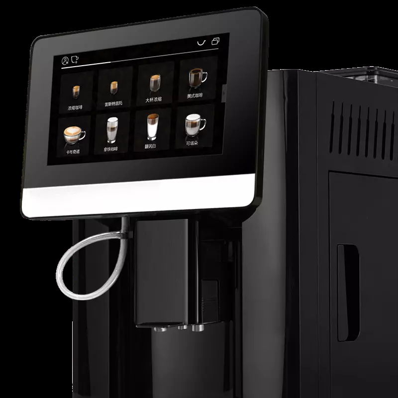 Intelligent Home Appliances 7inch One Touch Fully Automatic Espresso Coffee Maker Machine