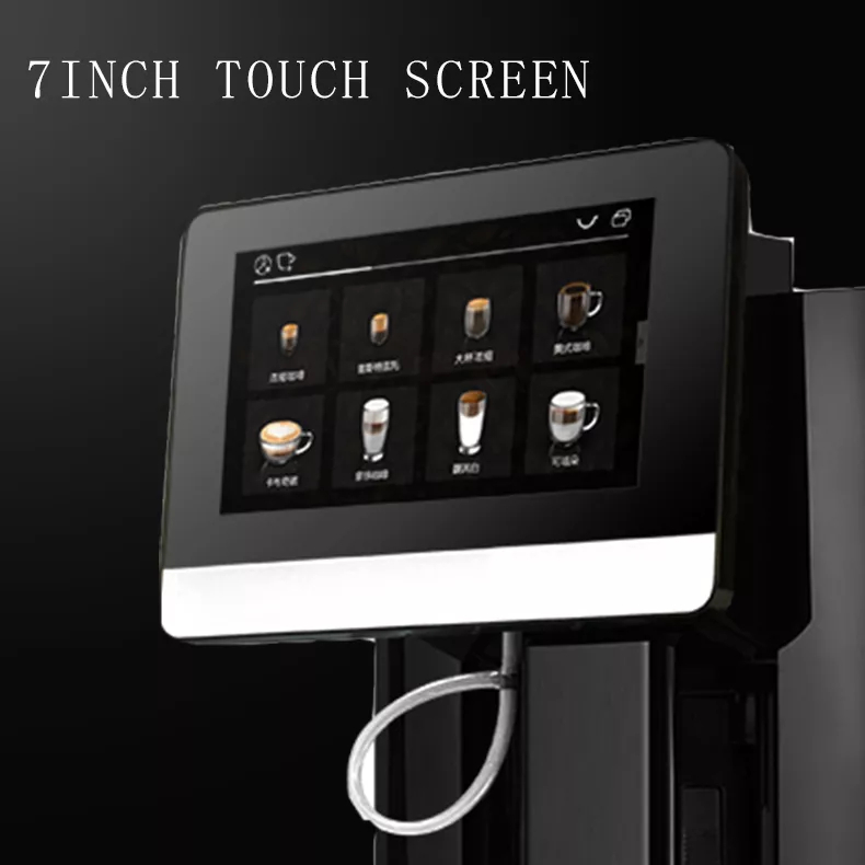 Intelligent Home Appliances 7inch One Touch Fully Automatic Espresso Coffee Maker Machine